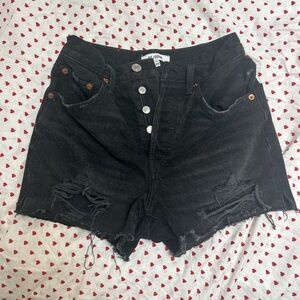 Redone jean shorts